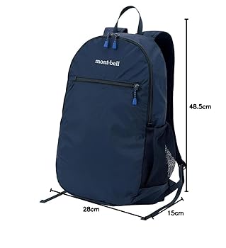 【廃盤】mont-bell リュック　ポケッタブル　ライトパック13 ターコイズ Amazon.co.jp: mont-bell （モンベル） デイバック ポケッタブル